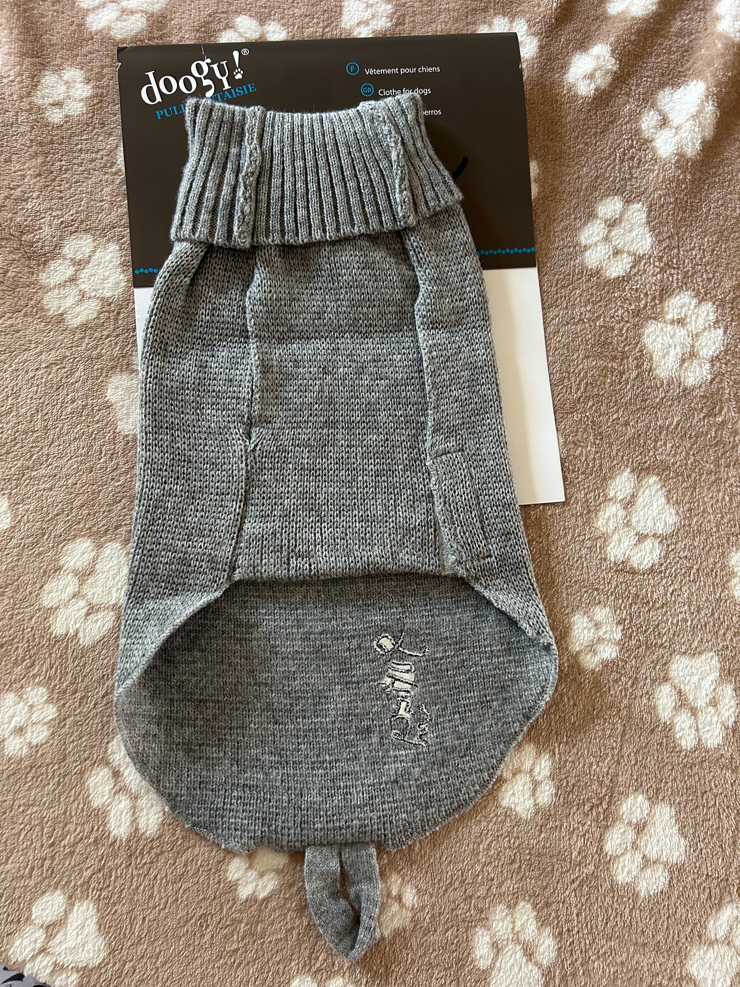 Pull Fun gris côtelé