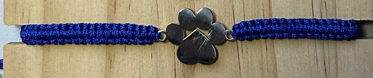 Bracelets motif pattes de chien