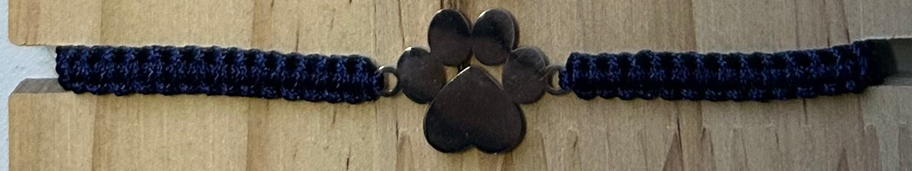 Bracelets motif pattes de chien