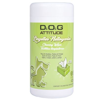 Lingettes nettoyantes chiens et chats
